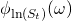 \phi_{\ln \left( S_t \right)}(\omega)