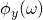 \phi_y(\omega)
