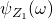 \psi_{Z_1}(\omega)